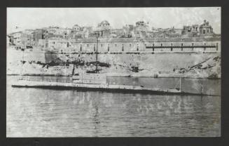 British Odin-class submarine HMS Orpheus (N46) at Grand Harbour, Malta