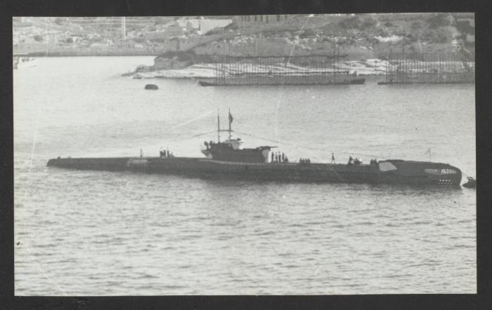British T-class submarine HMS Trenchant (P331) at Grand Harbour, Malta