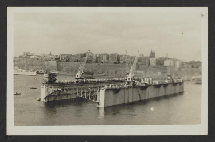 Admiralty Floating Dock No. 35 at Corradino, Grand Harbour, Malta