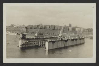 Admiralty Floating Dock No. 35 at Corradino, Grand Harbour, Malta