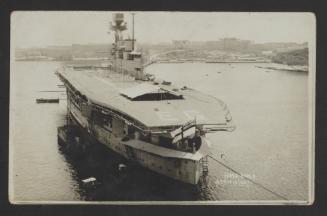 British aircraft carrier HMS Eagle (94) at Grand Harbour, Malta
