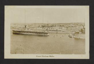 British aircraft carrier HMS Eagle (94) at Grand Harbour, Malta