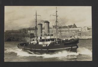 British tug Respond at Grand Harbour, Malta