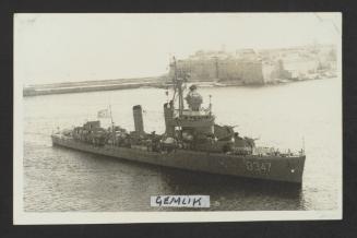 Turkish Gleaves-class destroyer TCG Gemlik (D-347)