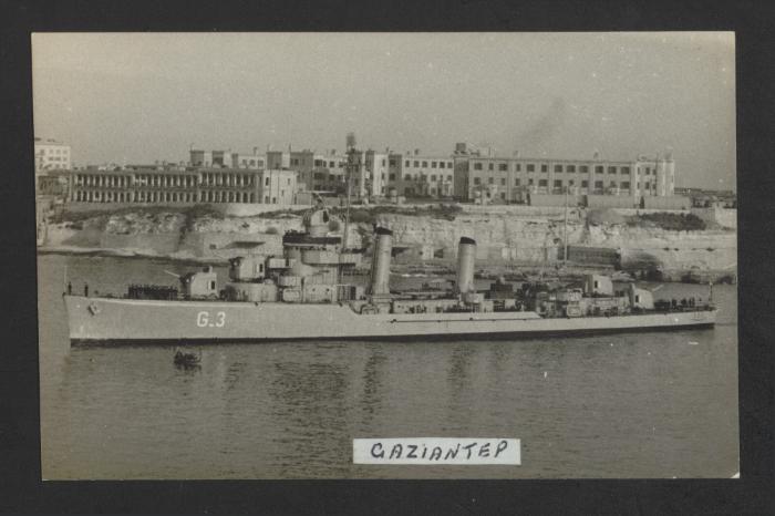 Turkish Gleaves-class destroyer TCG Gaziantep (G.3 / D-348)