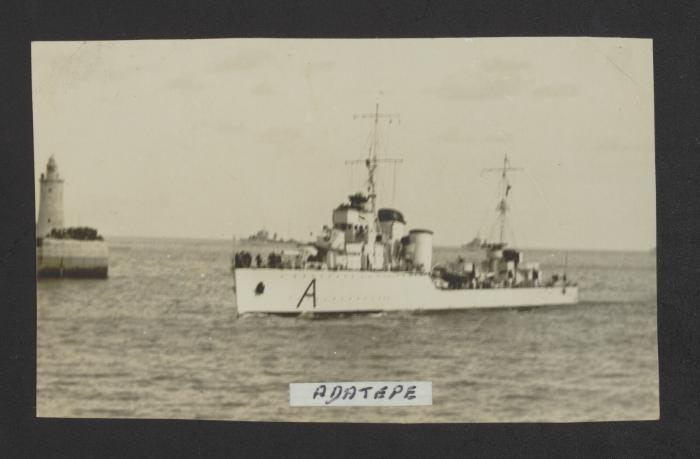 Turkish Adatepe-class destroyer TCG Adatepe