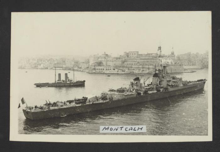French La Galissonnière-class light cruiser Montcalm (1935)