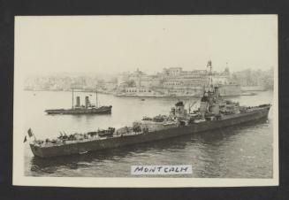 French La Galissonnière-class light cruiser Montcalm (1935)