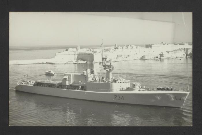 Canadian St. Laurent-class destroyer HMCS Assiniboine (DDH 234)