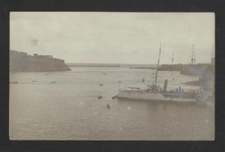 Unidentified surface vessel in Grand Harbour, Malta