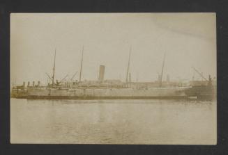 Unidentified surface vessel in port