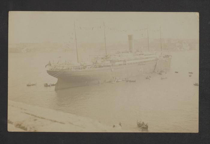 Unidentified surface vessel in Grand Harbour, Malta
