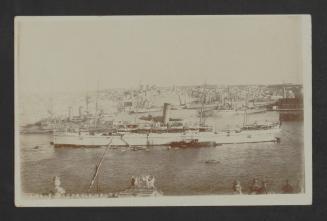 Passenger-cargo steamship SS Braemar Castle, also HMT Braemar Castle (troop ship) and HMHS Braemar Castle (hospital ship)
