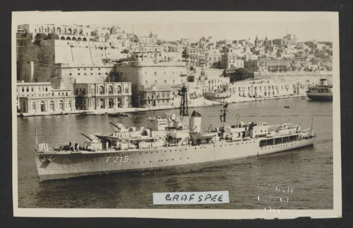 West German Black Swan-class sloop Graf Spee (F215)