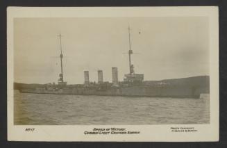 German Dresden-class light cruiser SMS Emden