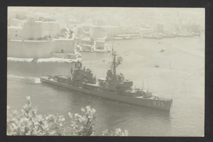 American Gearing-class destroyer USS Charles P. Cecil (DD/DDR-835)