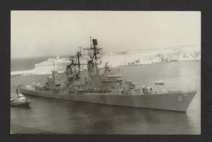 American Farragut-class guided missile destroyer USS Macdonough (DLG-8/DDG-39)