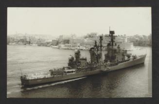American Farragut-class guided missile destroyer USS Dewey (DLG-14/DDG-45)