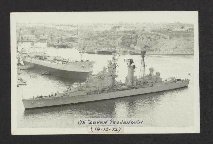 Dutch De Zeven Provinciën-class light cruiser HNLMS De Zeven Provinciën (C802)