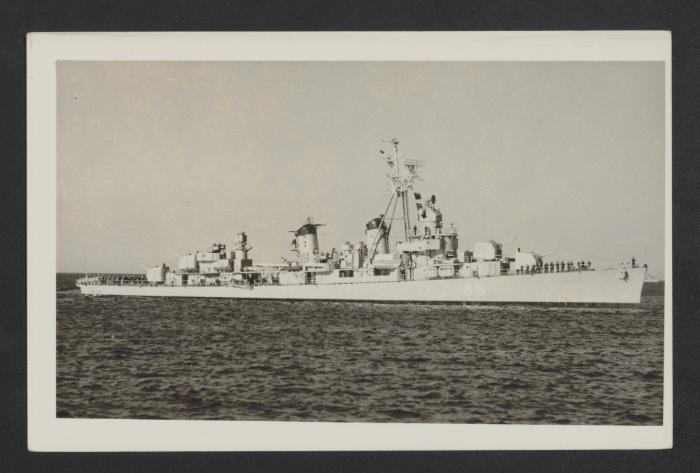 Greek Fletcher-class destroyer Sphendoni (D85)