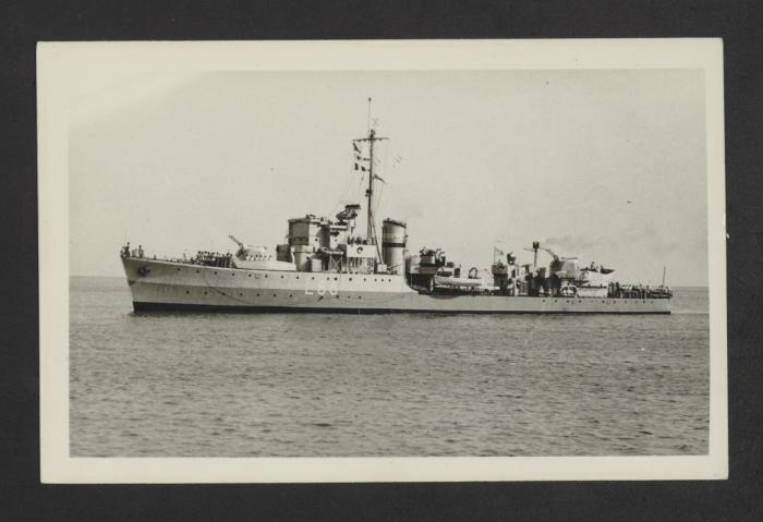 Greek Type III Hunt-class destroyer Pindos (L65)