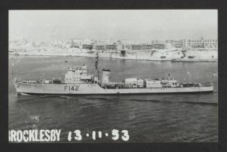 British Type II Hunt-class destroyer HMS Brocklesby (F142 / F144)