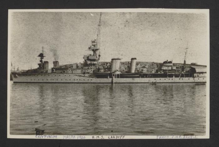HMS Centurion and HMS Cardiff