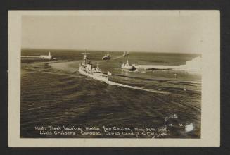 British light cruisers HMS Caradoc, HMS Ceres, HMS Cardiff, HMS Calypso