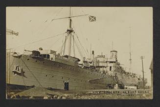 HMS Cyclops at Albert Docks