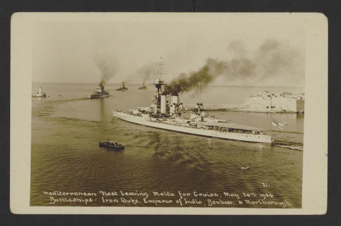 HMS Iron Duke, HMS Emperor of India, HMS Benbow, HMS Marlborough