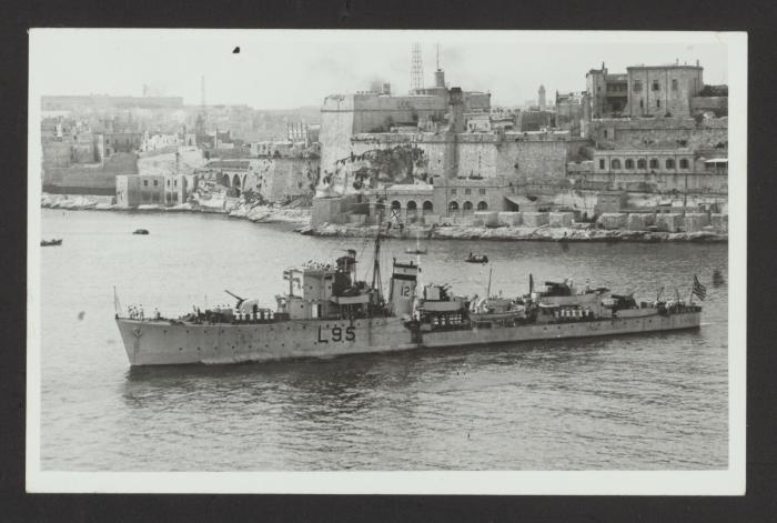 British Type II Hunt-class destroyer HMS Lauderdale (L95)