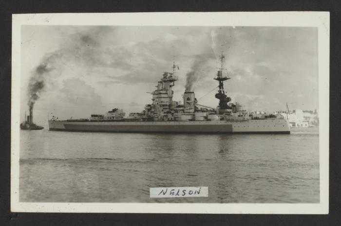 HMS Nelson (Rodney verso)