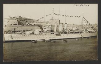 HMS Sussex, dress ship for the birthday of King George V