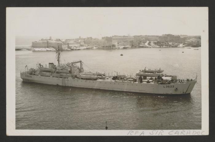 RFA Sir Caradoc (L3522), Grand Harbour, Malta
