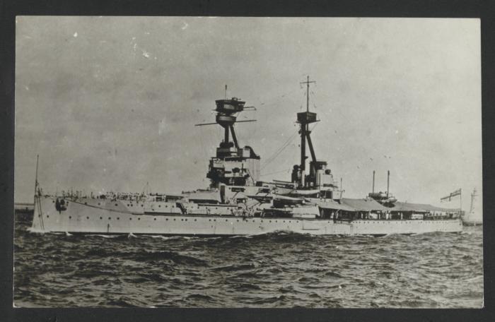 HMS Temeraire in service as a Cadet Training Ship