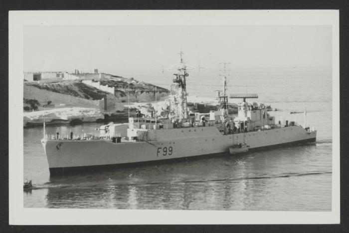 Lincoln (F99); Inghilterra Fregata Guida Aerei 1959-1960