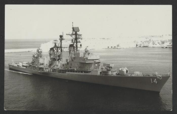 American Farragut-class guided missile destroyer USS Dewey (DLG-14/DDG-45)