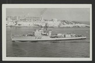 British Type II Hunt-class destroyer HMS Brocklesby (F142 / F144)