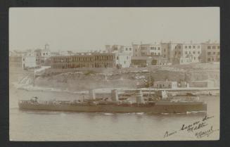 British Torpedo Boat in Malta; Letter from a French person to a younger sister