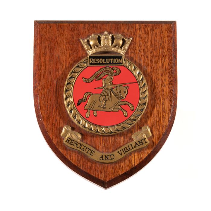 H.M.S Resolution Badge