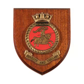 H.M.S Resolution Badge