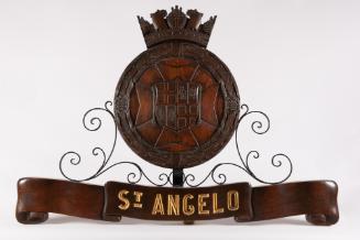 Original Name Board of H.M.S St. Angelo