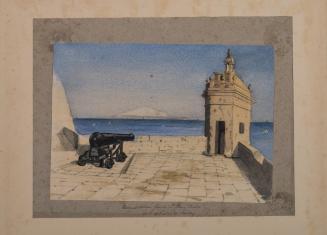 View of Mount Etna from Fort St.Elmo