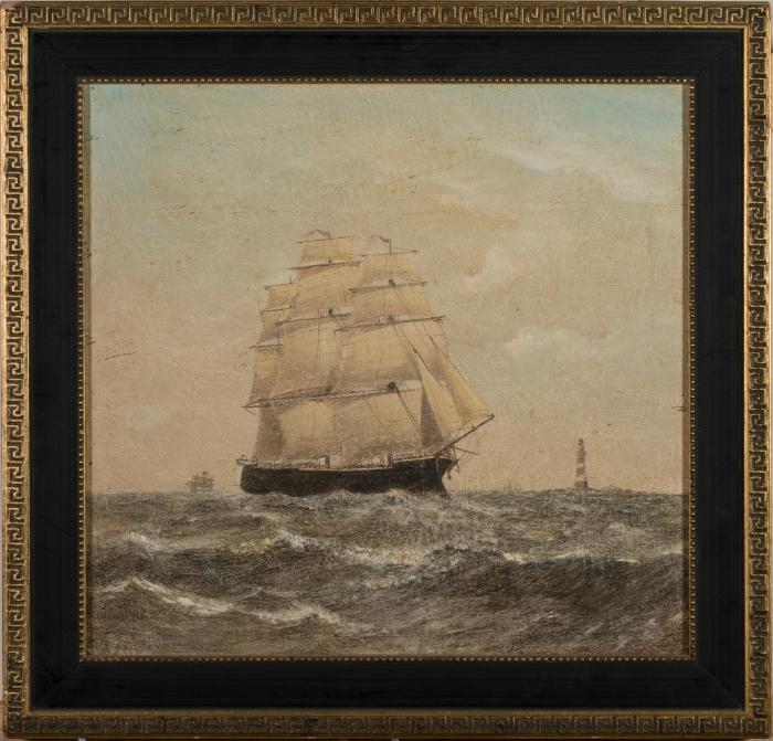 HMS SULTAN in Full Sail