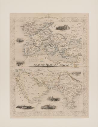 Overland route to India Map