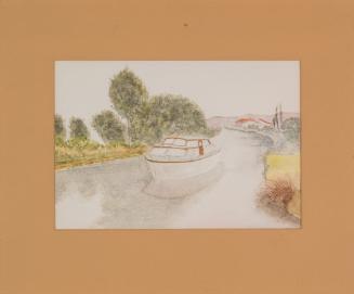 Motor Yacht Anne Marie sailing in French canal