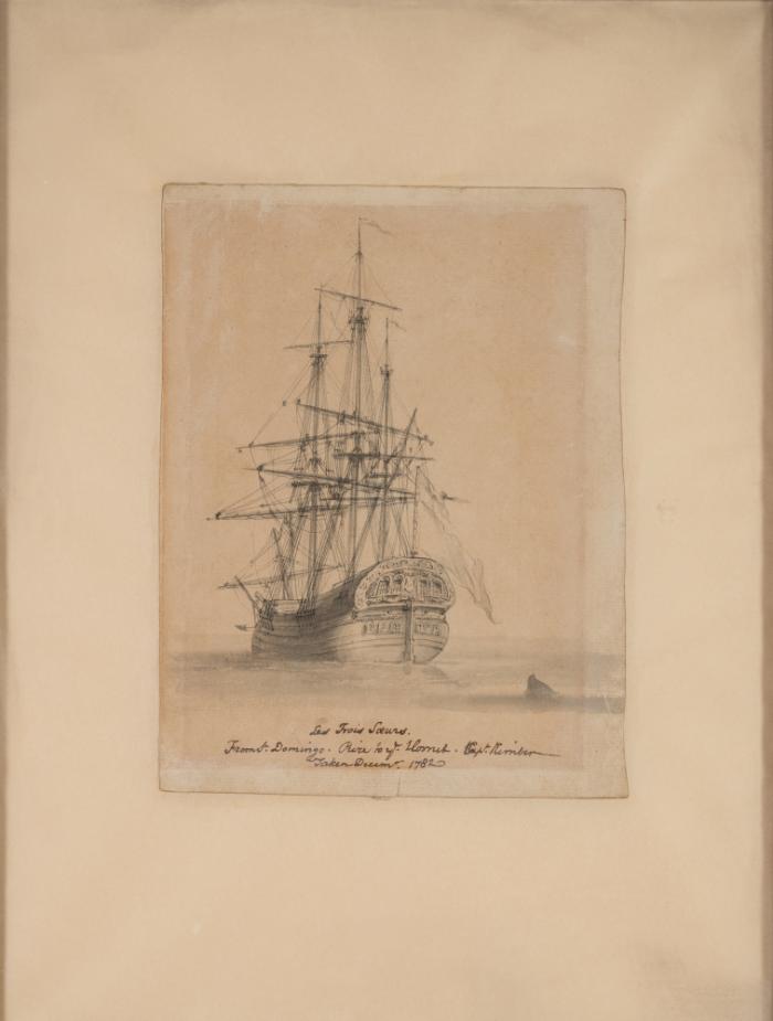 Les Trois Soeurs prize of Captain Kimber of the Hornet from St Domingo