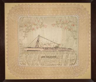 HMS Caledon woven badge