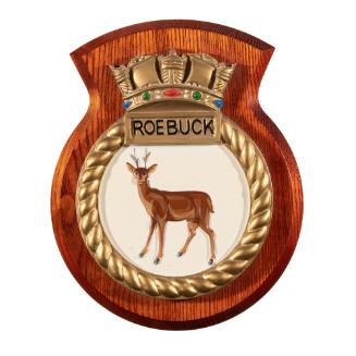 H.M.S. Roebuck Badge