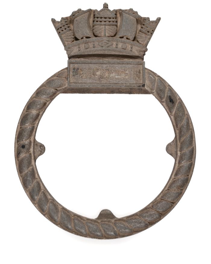 R.N Badge frame and crown